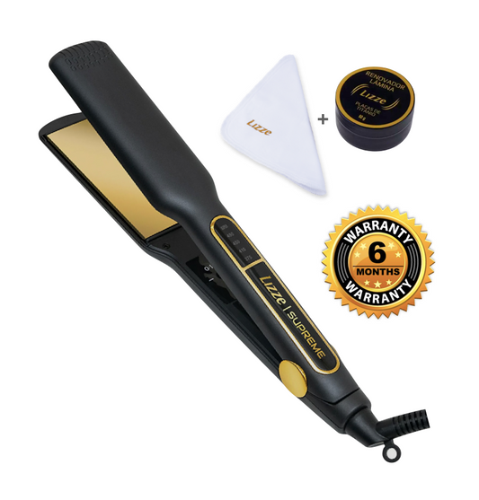 Plancha de Cabello Lizze Supreme 255ºC / 485ºF + Kit de Pulimento